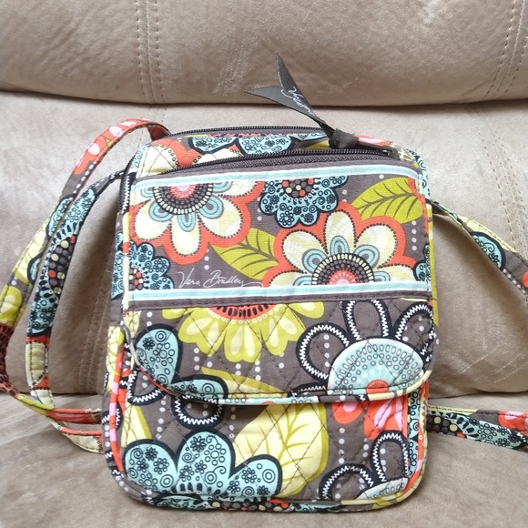 Vera Bradley Handbags - Vera Bradley Flower Shower Crossbody Bag